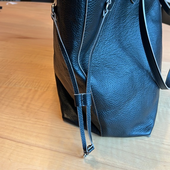 LODIS Bliss Pebbled Leather Tote Handbag Purse - Picture 3 of 10